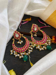 Precious Jadau Kundan Chandbali Danglers -J610