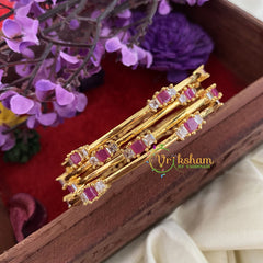 Premium AD Stone Bangles -G6811