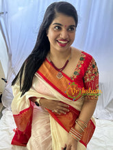 Traditional Kemp Bead Neckpiece- Red -G7167