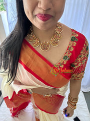 Fancy Designer Chandran Kemp Neckpiece-G7198