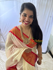 Lakshmi Pendant Kaasumala Haram -Temple Make-G1036