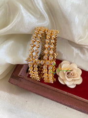 Premium White AD Stone Bridal Bangle-G9805