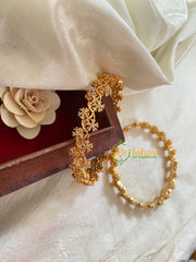 Premium White AD Stone Bridal Bangle-G9811