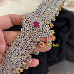 Pemium American Diamond Bridal Hipbelt-Oval-G5748