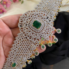 Pemium American Diamond Bridal Hipbelt-3Green-G5753