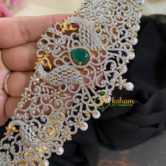 Pemium American Diamond Bridal Hipbelt-Peacock-G5754