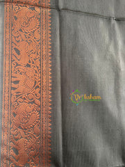 Steel Blue Grey Chinnalampattu Saree-VS564