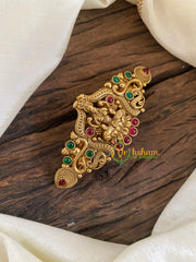 Gold Look Alike Temple Lakshmi Hair clip -H542