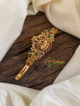 Gold Look Alike Temple Lakshmi Hair clip -H542