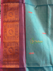 Light Blue Chinnalampattu Saree-VS572