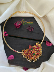 Red Green Kemp Pendant Hasli Choker-K030
