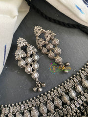 Black Statement High Neck Choker-S710