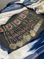 Afghani Statement High Neck Choker-S711