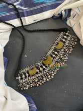 Olive Green Statement High Neck Choker-S716