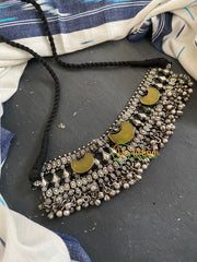 Olive Green Statement High Neck Choker-S716