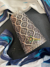 Silver Look Alike Statement Handcuff Bracelet -Mughali-S755