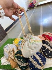 Return Gift Potli Bags -Pearl -1 piece-RG006