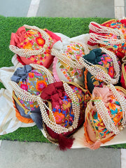 Return Gift Potli Bags -Hand Embroidered Potli bag -1 Piece-RG007