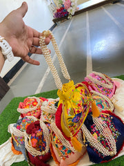 Return Gift Potli Bags -Hand Embroidered Potli bag -1 Piece-RG007