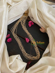 Multilayered Pearl Malai-Round Tiny Pearls-G4721