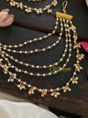 5 Layered Pearl maatil /Ear Chain -G4741