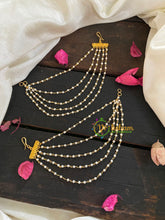 4 Layered Pearl maatil /Ear Chain -G4729