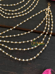 4 Layered Pearl maatil /Ear Chain -G4729