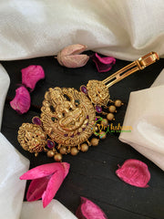 Gold Look Alike Temple Lakshmi Hairclip- 3 Lakshmi -H207