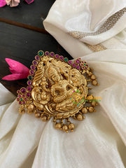 Gold Look Alike Temple Lakshmi Hairclip -H208