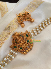 Lakshmi Pearl High Neck Choker-G4968