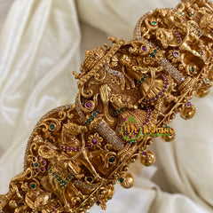 Premium AD Stone Palanquin Bridal Hipbelt -G9837