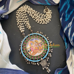 Silver Afghani Neckpiece with Pendant–Romance-S263