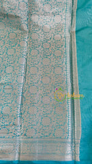 Light Blue Semi Georgette Soft Silk Saree -VS2000