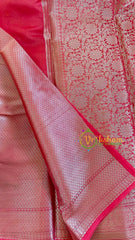 Soft Pink Semi Georgette Soft Silk Saree -VS2007