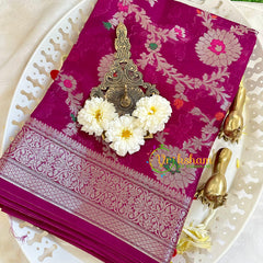 Mejantha Semi Georgette Soft Silk Saree -VS2004