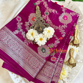 Mejantha Semi Georgette Soft Silk Saree -VS2004