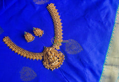 Lakshmi coin Lakshmi Pendant Choker -Temple Neckpiece -G1961