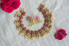 Premium AD Stone Guttapusalu Choker -G1968