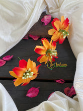 Yellow Orange Flower Bridal Hair Accessory-H155