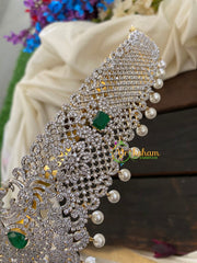 Exquisite Bridal American Diamond Hipbelt -3 Green-G2968