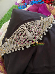 Bridal American Diamond Hipbelt -PEACOCK-G2969