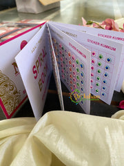 White Stone Sticker Bindi Book-Navya Short-BB079