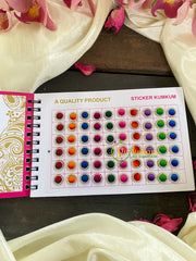White Stone Sticker Bindi Book-Navya Short-BB079