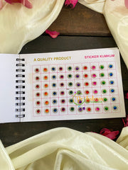 White Stone Sticker Bindi Book-Navya Short-BB079