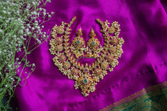 Premium Guttapusalu Temple Lakshmi Neckpiece -G1977