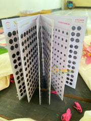 Sheen Plain Sticker Bindi Book-Navya Long-BB091