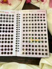 Sheen Plain Sticker Bindi Book-Navya Long-BB091