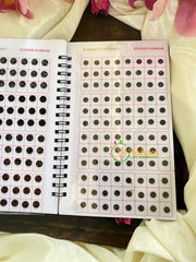Sheen Plain Sticker Bindi Book-Navya Long-BB091
