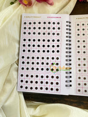 Sheen Plain Sticker Bindi Book-Navya Long-BB091