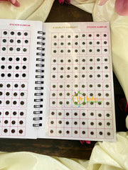 Sheen Plain Sticker Bindi Book-Navya Long-BB091